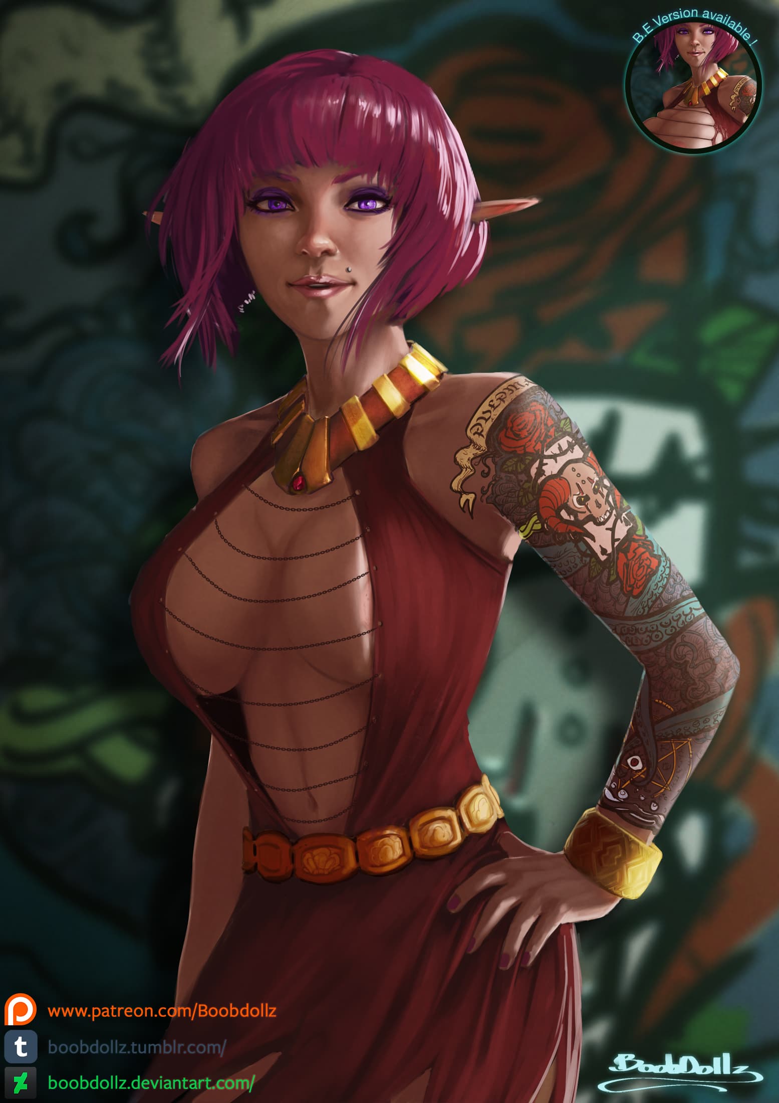 Tatooed Pinup
